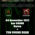 HATEBOMB + COCKLUSH Live @ Bar Grind