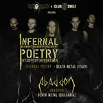 Infernal Poetry (Italy) + Abaddon (Bulgaria) Live @ Club Smile (06.11.2013)